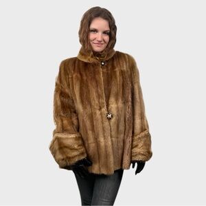 Vintage Muskrat Fur Jacket